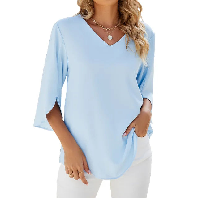 Cassie V-Neck Blouse