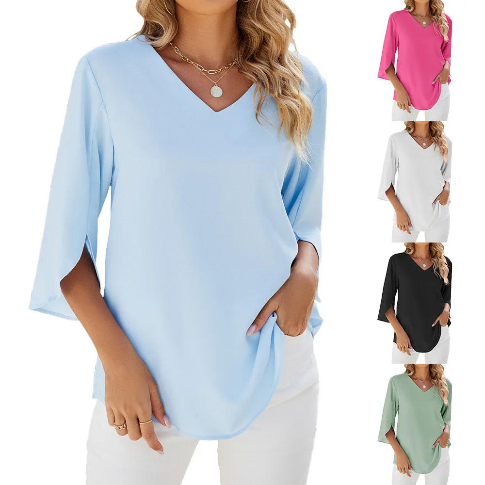 Cassie V-Neck Blouse