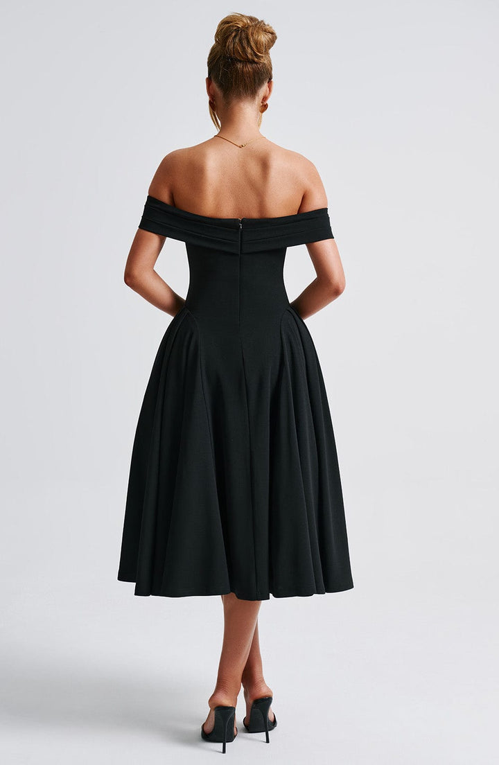 Maiah Elegant Midi Dress