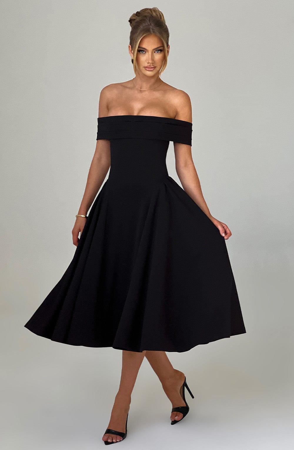 Maiah Elegant Midi Dress