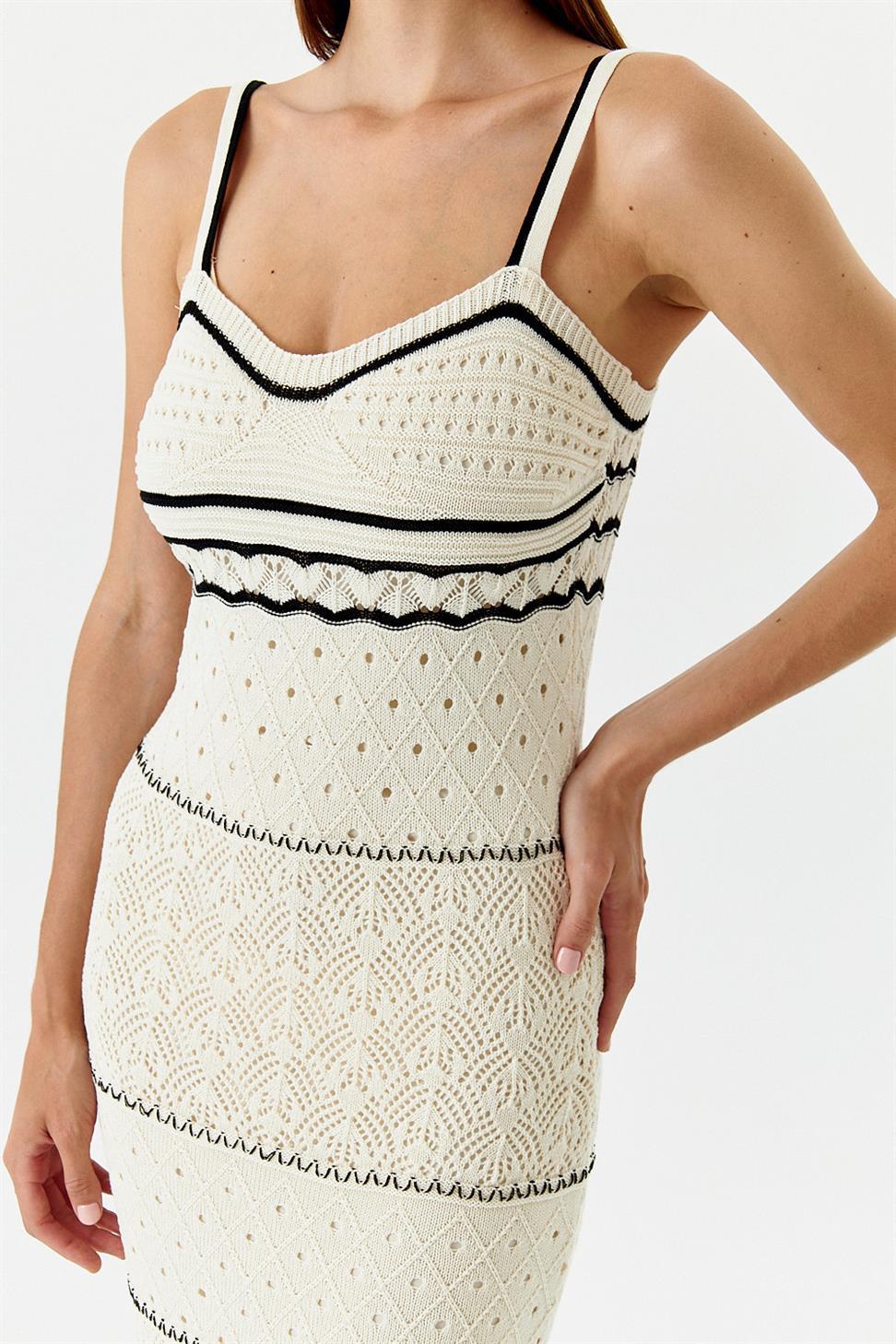 Naomi Crochet Maxi Slip Dress