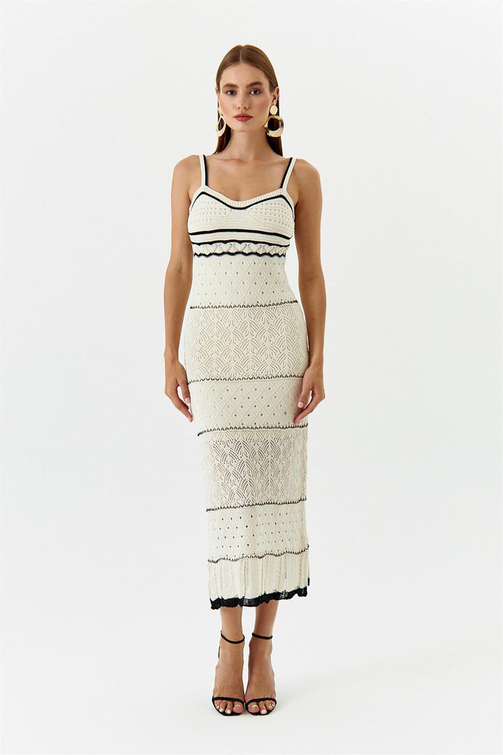 Naomi Crochet Maxi Slip Dress