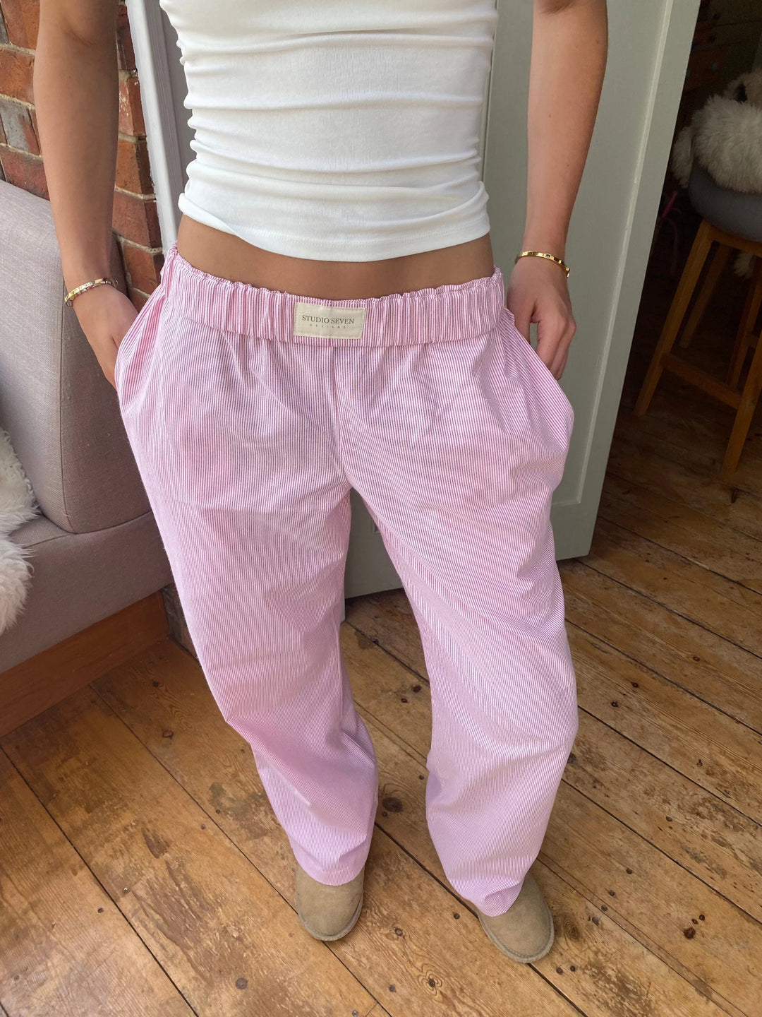 JULIA™ | Lounge Pants MyGirlClub. Roze S 