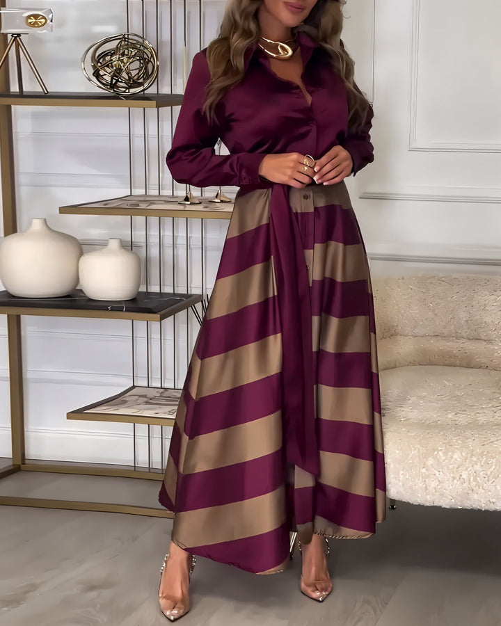 Georgette Elegant Maxi Dress SOPHIE/CLAIRE 