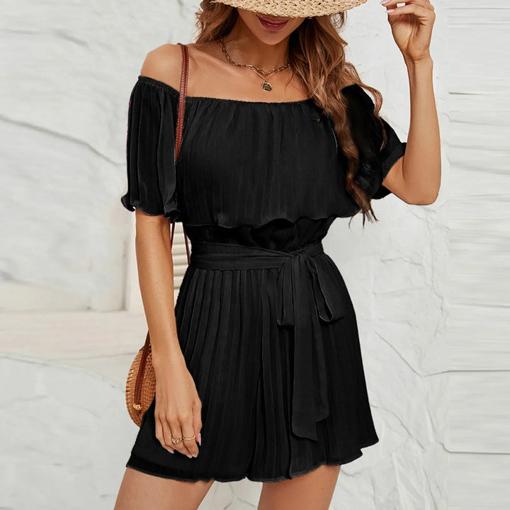 Ava Off-Shoulder Jumpsuit SOPHIE/CLAIRE Black S 