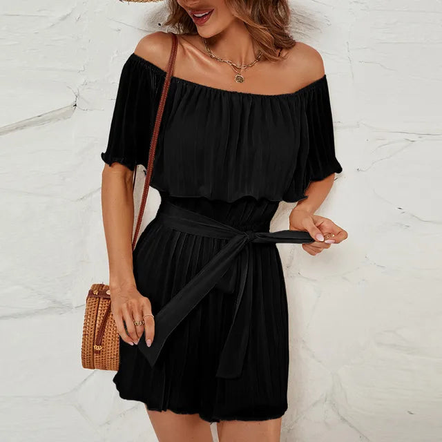 Ava Off-Shoulder Jumpsuit SOPHIE/CLAIRE 